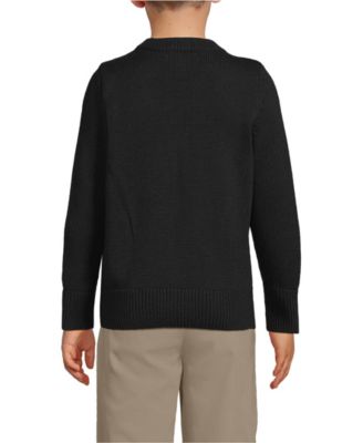 Boys School Uniform Cotton Modal Button Front Cardigan Sweater