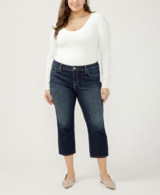 Silver Jeans Co. - Plus Size Elyse Capris Jeans