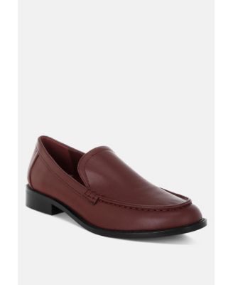 Women's Ninto Low Heel Pleather Loafers