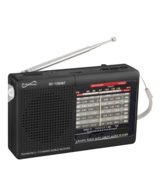 Portable AM/FM Radio with Bluetooth
