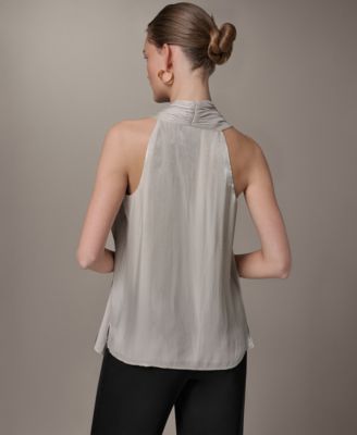 Women's Asymmetrical Halter Neck Top