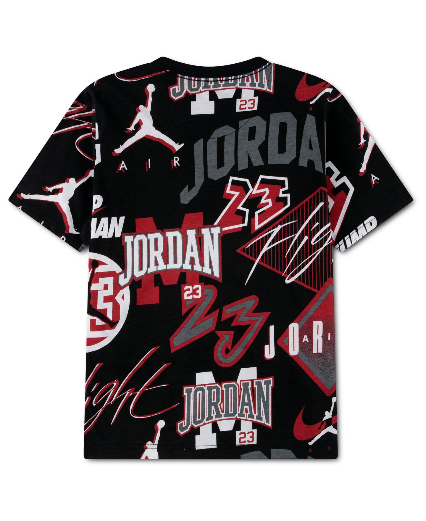 Детская футболка Jordan Dynasty с принтом, короткий рукав, цвет: Чёрный — фото 2