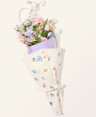 Flower Show Scattered Flower Embroidery Bouquet Bag