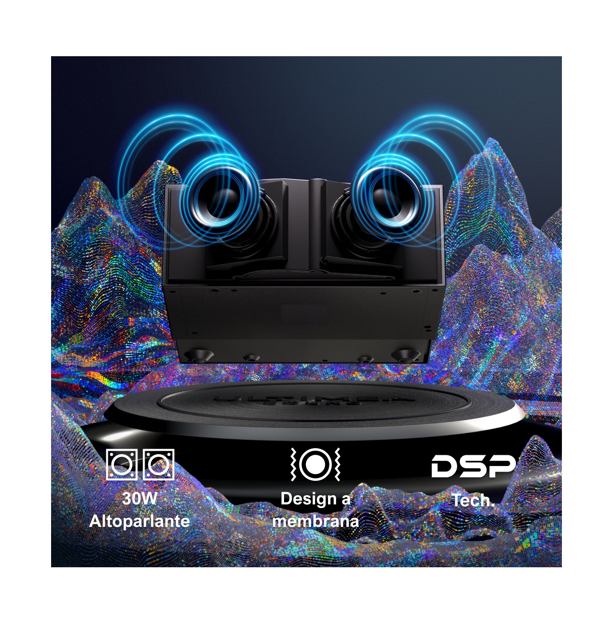 Ultimea Projector 4K Decoding 900 Ansi Lumens, 6D Keystone, Full Hd Native 1080P Projector Home Cinema, WiFi and Bluetooth 5.3 Proyector, Apollo P60