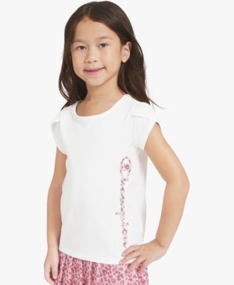 Girls' 4-6X Short-Sleeve T-Shirt and Skort, 2-Piece Set