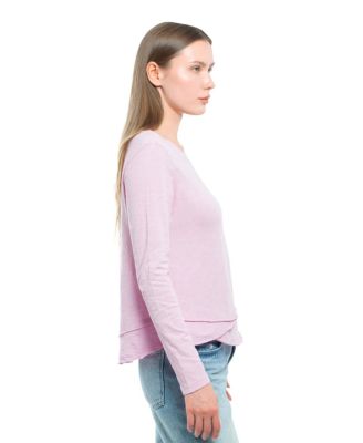 Women's Long Sleeve Mock Layer Tee