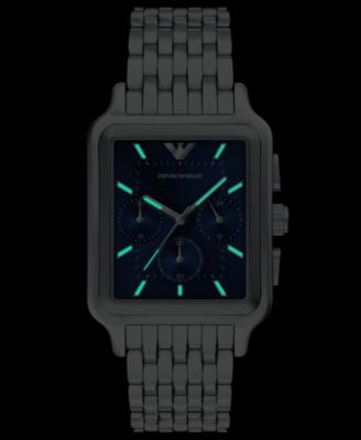 Men's Quartz Chronograph Silver Stainless Steel Watch, 38mm