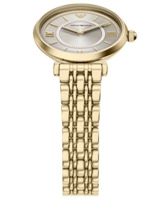 Women's Quartz Two-Hand Gold Stainless Steel Watch, 32mm