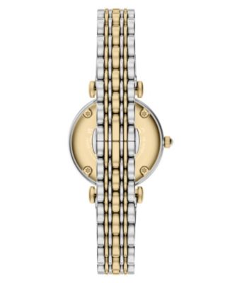 Women's Quartz Two-Hand Two-Tone Stainless Steel Watch, 28mm