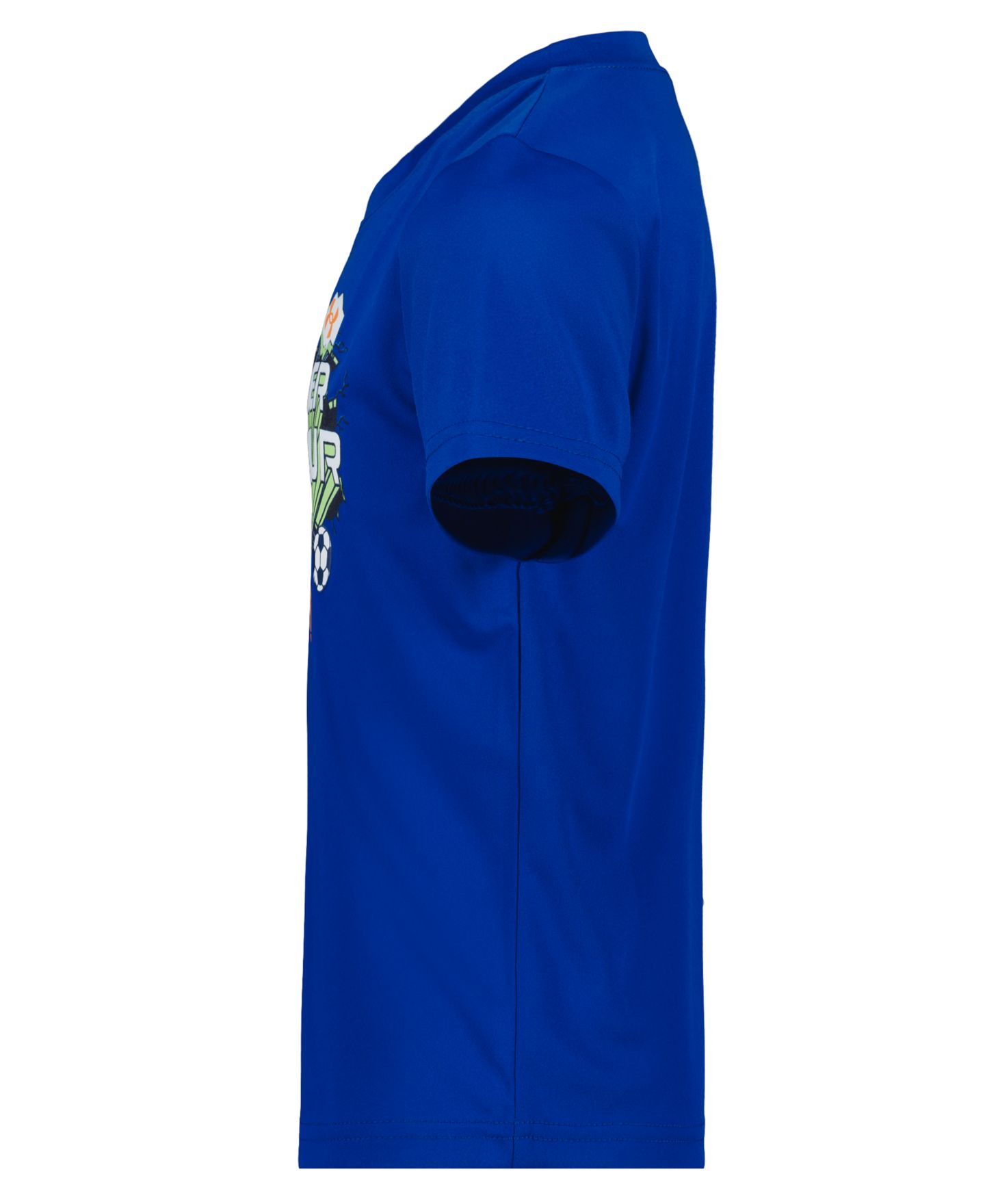 Футболка Under Armour Tech Sports Burst Short-Sleeve T-Shirt для мальчиков, цвет: Королевский синий — фото 3