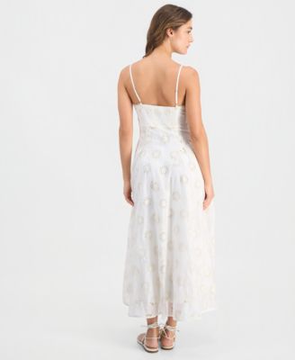 ASTR the Label Women's Caerwyn Square Neck Sleeveless Midi Dress - Macy's