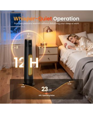 Tower Space Heater for Indoor, 1500W Smart Heaters with APP&Remote Control, PTC Ceramic Electric Heater, Overheat Protection for Office Home