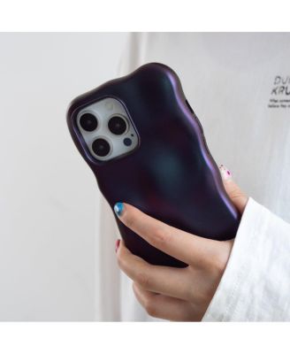 Matte Purple Bubbles iPhone 14 Pro Case