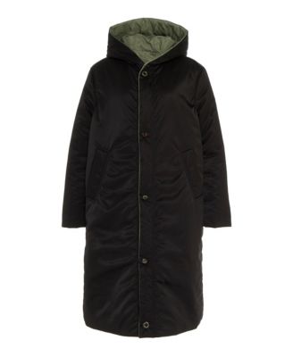 Women's Sustainable Reversible Satin Down Coat