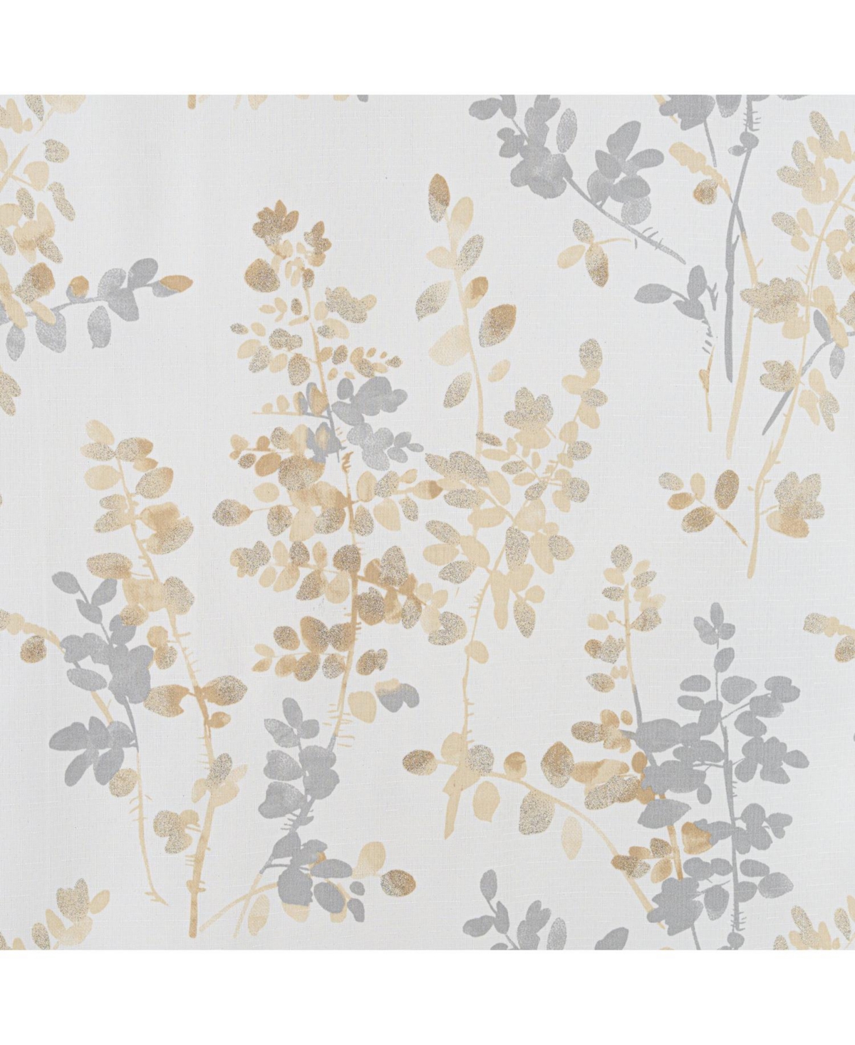 Olivia Gray 100% Polyester 140 Gsm Aiden Printed Textured Grommet Curtain Panel