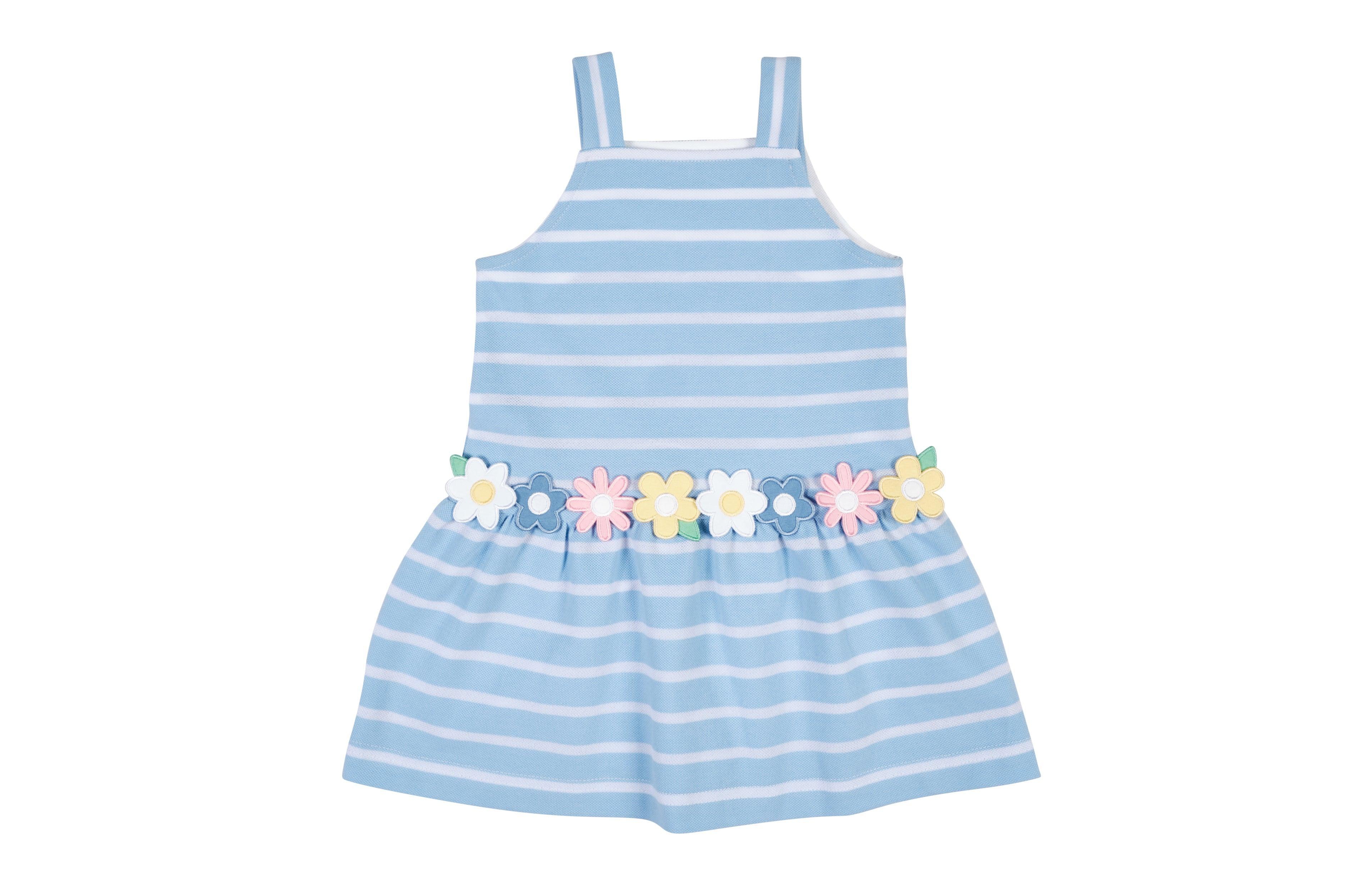 Florence Eiseman Baby Girl Stripe Knit Dress With Flowers
