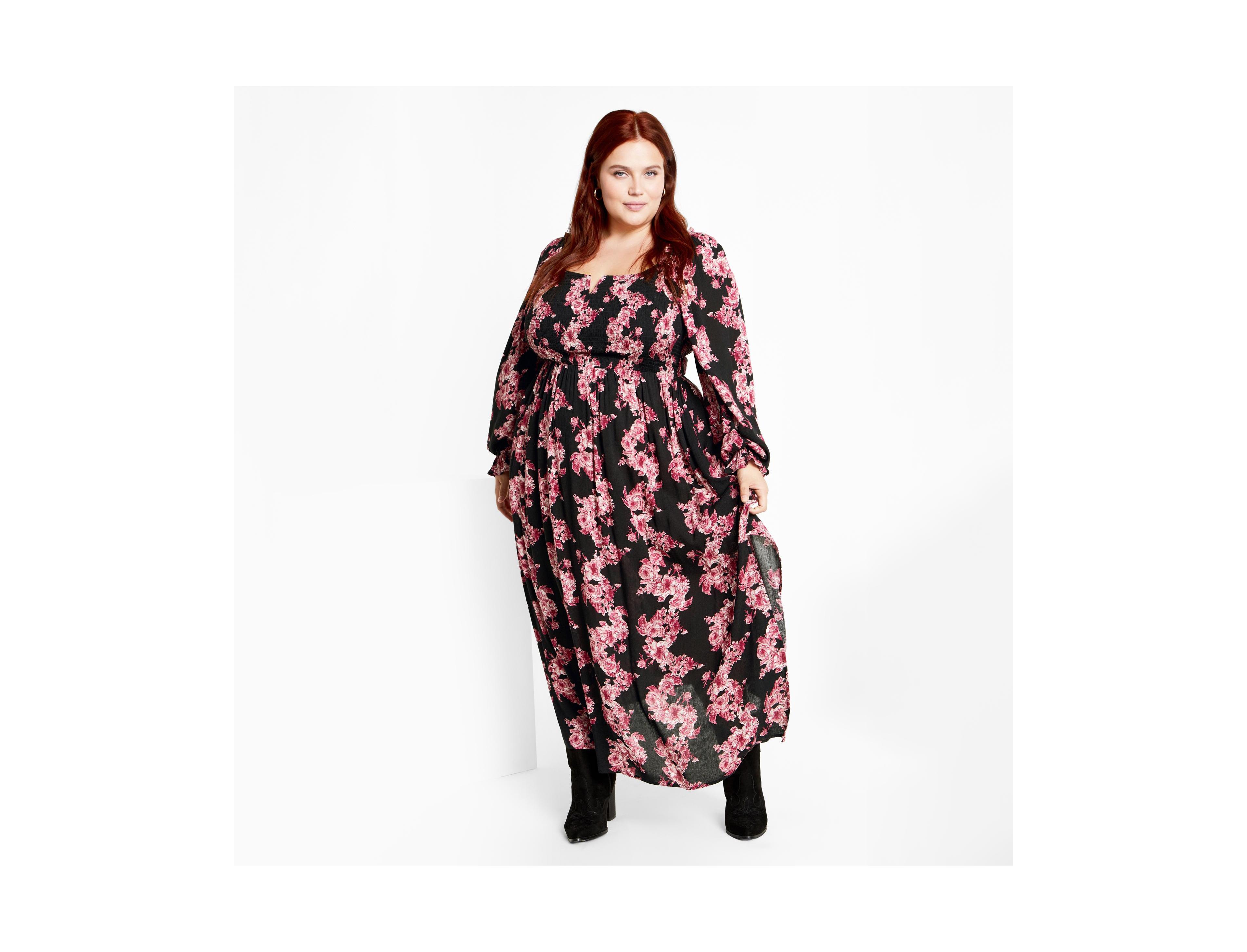 City Chic Women's Aurelia Print Dress