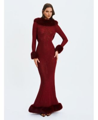 Women's Mellie Regular-Length Rhinestone Mermaid Gown