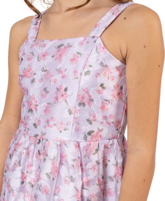 Girls' 7-16 Floral Print Dress