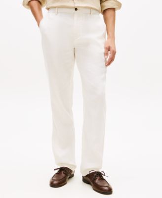 Men's Denton Sorona Linen Straight-Fit Pants