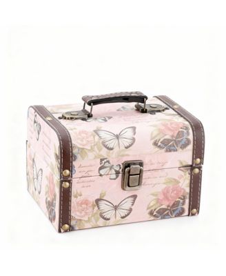 Vintage Wooden Treasure Box for Keepsakes and Trinkets