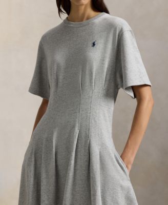 Women's Crewneck Fit & Flare T-Shirt Dress
