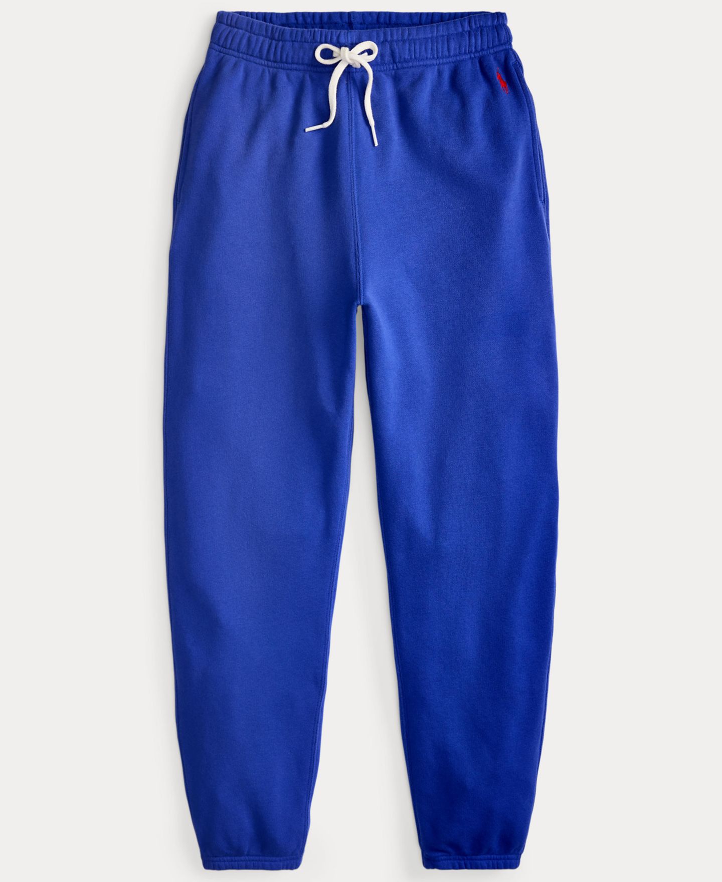 Женские брюки Polo Ralph Lauren Fleece Drawstring Sweatpants, цвет: Синий, вариант 1 — фото 4