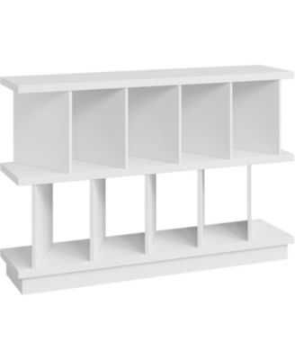 8 Cube Storage Shelf Organizer with 10 Removable Back Panels, Open Display Bookcase for Living Room and Bedroom