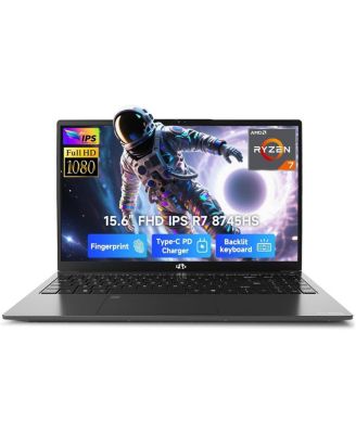15.6" IPS FHD-Gaming-Laptop, AMD Ryzen 7 8745HS 32GB DDR5 RAM 1TB SSD 4.9GHz Radeon 780M Graphics 100W USB-C 4.0