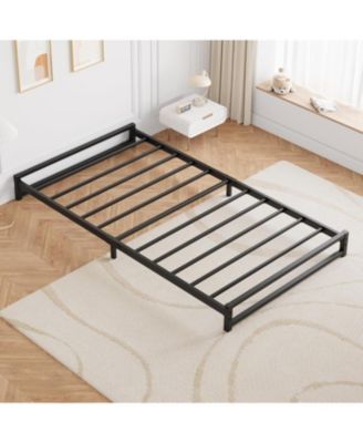 Bed Frame,Metal Platform Bed Frame with Steel Slats Support,6 Inch Tall,Mattress Foundation,Easy Assembly,No Box Spring