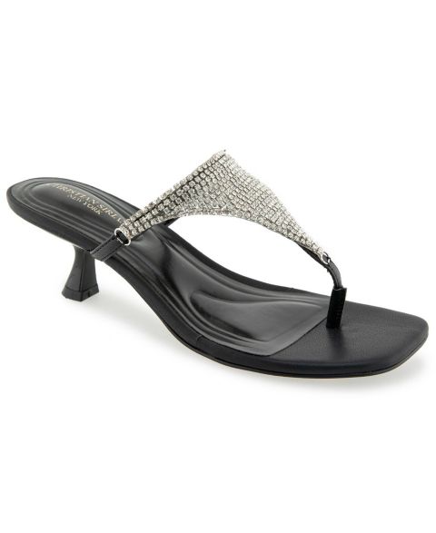 Женские сандалии Christian Siriano Imay Kitten Heel Sandal, цвет: Чёрный