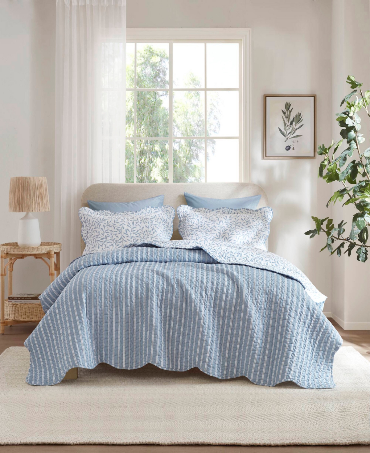 Madison Park Darcy Print 3-Pc. Quilt Set, King