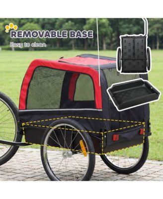 Dog Bike Trailer, Pet Cart Bicycle Carrier with 20" Air Tires
