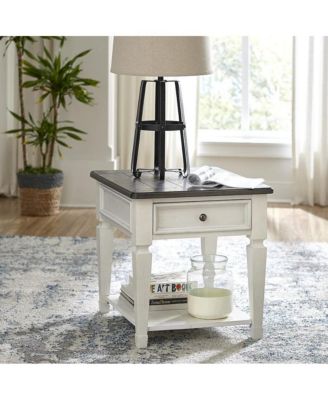 Industies, INC Allyson Park Drawer End Table in Wirebrushed
