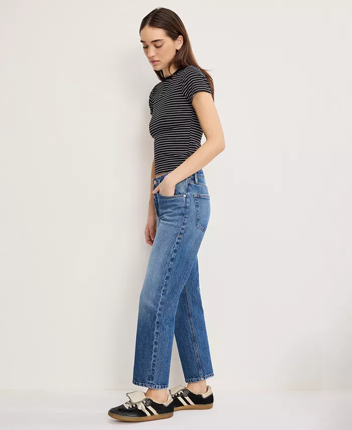 Women's VIntage Straight Ankle Jeans - thumbnail 10