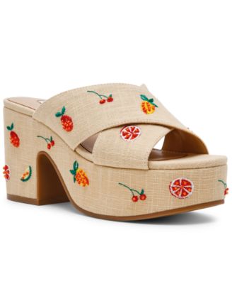 Women's Truthful Crossband Platform Sandals