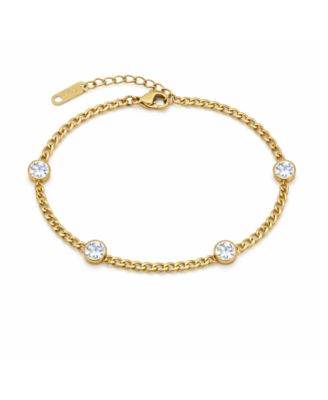 Women's Seraphina Bezel Link Bracelet