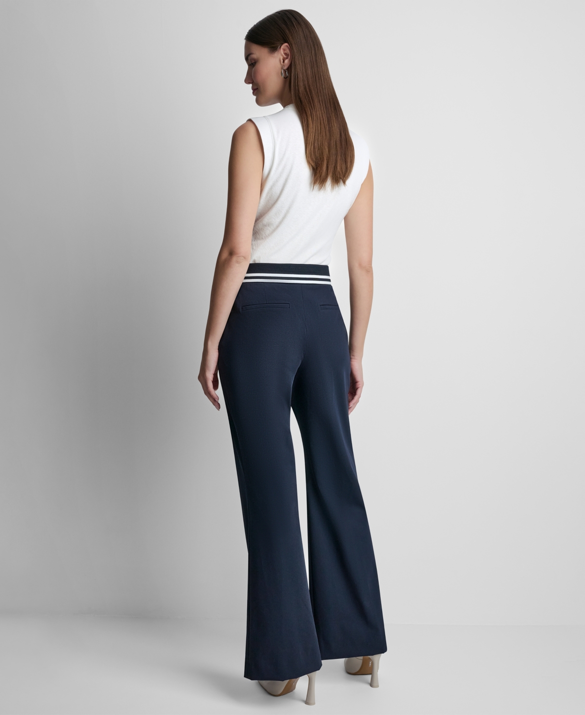 Dkny Women's Mid Rise Straight-Leg Pants