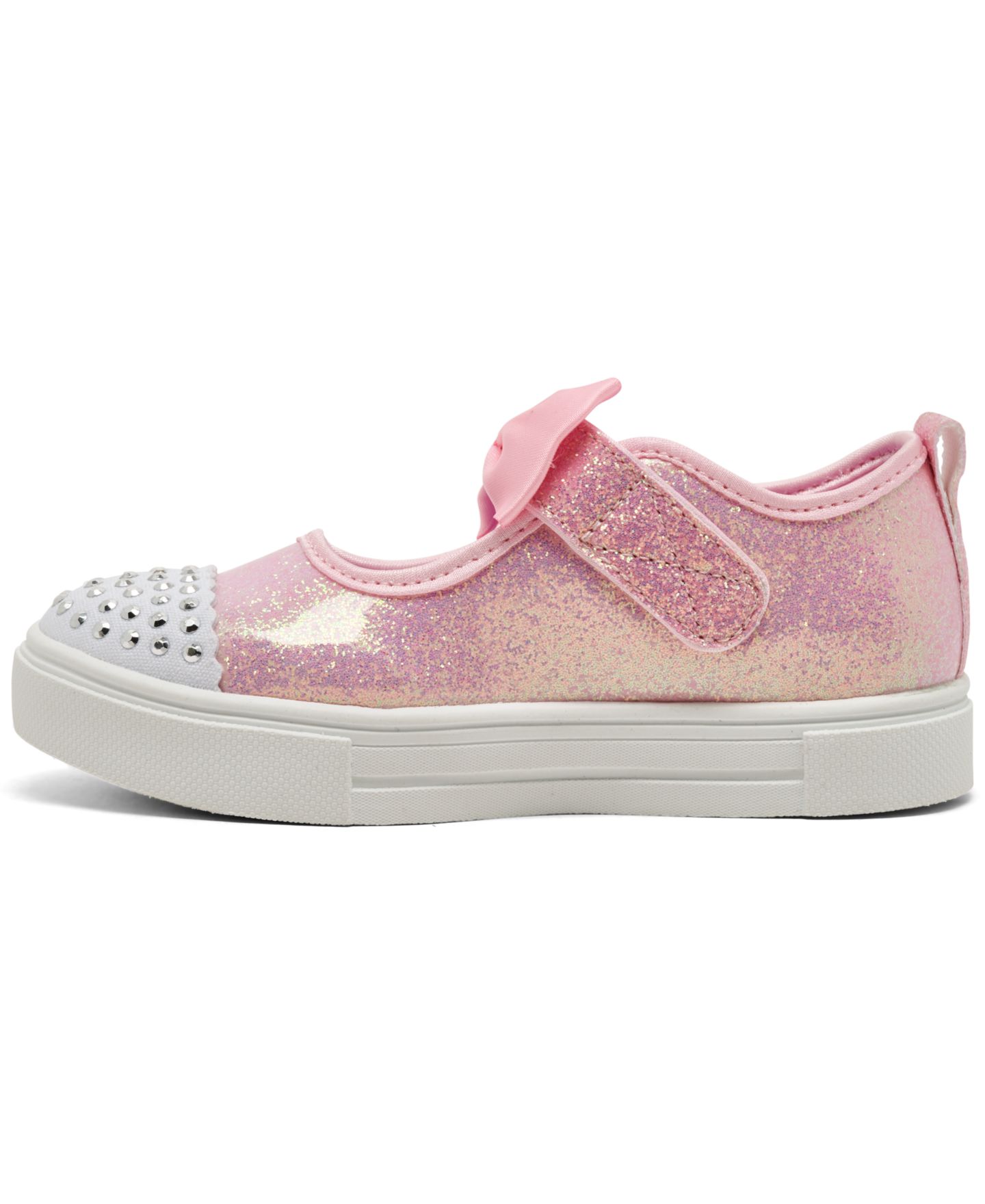 Детские кроссовки Skechers Twinkle Toes Twinkle Sparks Precious Jane для девочек, цвет: Светлый розовый — фото 3