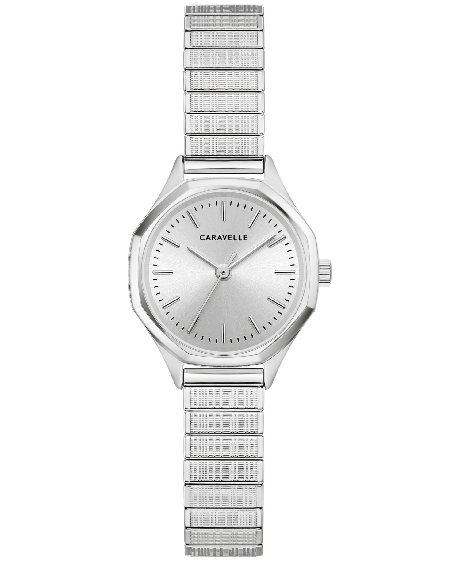 Women's Vintage Silver-Tone Stainless Steel Expansion Watch, 24mm