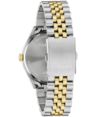 Men's Classic Two-Tone Stainless Steel Bracelet Watch, 39mm