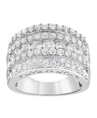 Diamond Ring (3 ct. t.w.) in 14k White Gold