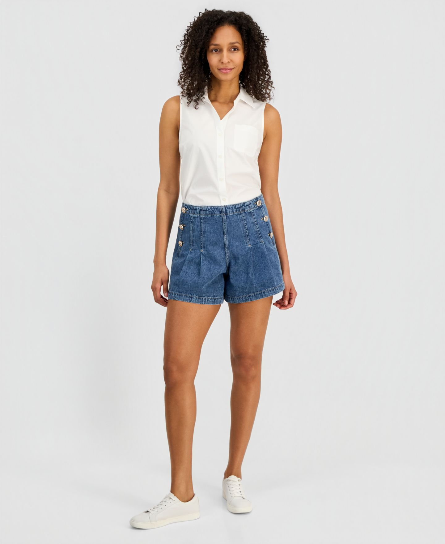 Женские шорты Nautica Denim Sailor, цвет: Варёный — фото 1