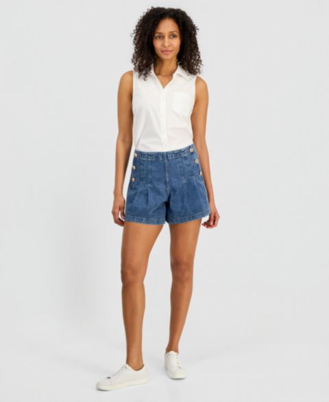 Женские шорты Nautica Denim Sailor, цвет: Варёный