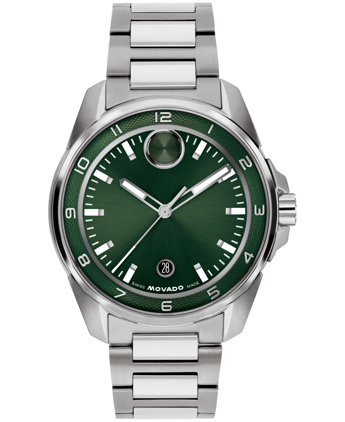 Мужские часы Movado Bold Verso S Swiss Quartz Stainless Steel Watch, 42mm — фото 1