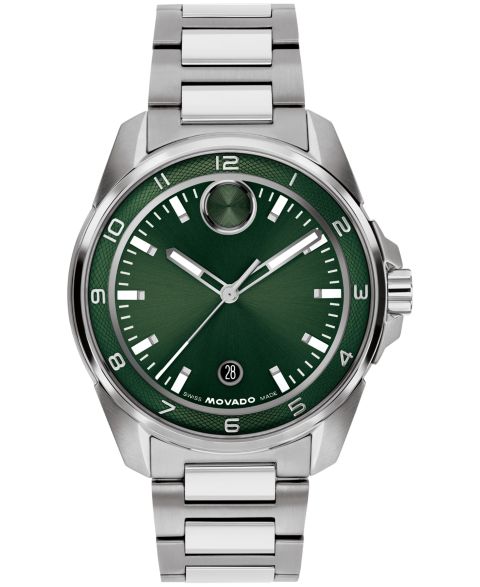 Мужские часы Movado Bold Verso S Swiss Quartz Stainless Steel Watch, 42mm