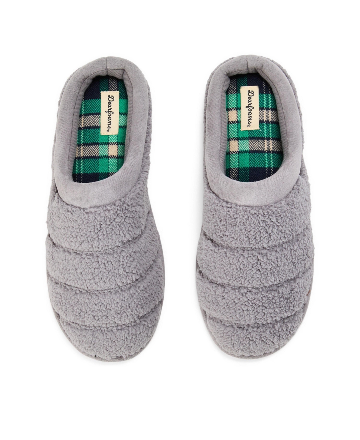 Dearfoams Men's Asher Quilted Clog House Slipper