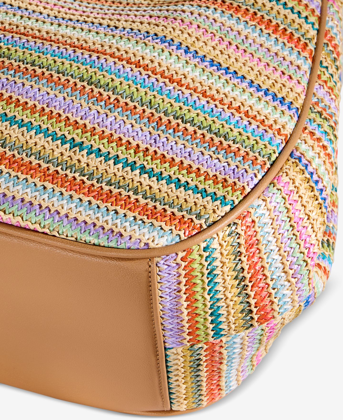 Женская сумка Style & Co Classic Straw 4-Poster Tote, цвет: Разноцветный — фото 7