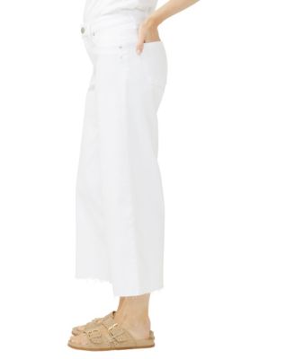 Women's Suki Mid-Rise Cropped Wide Leg Luxe Stretch Jeans