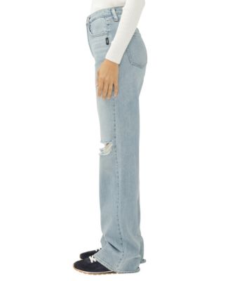 Women's Highly Desirable High-Rise Trouser Leg Jeans